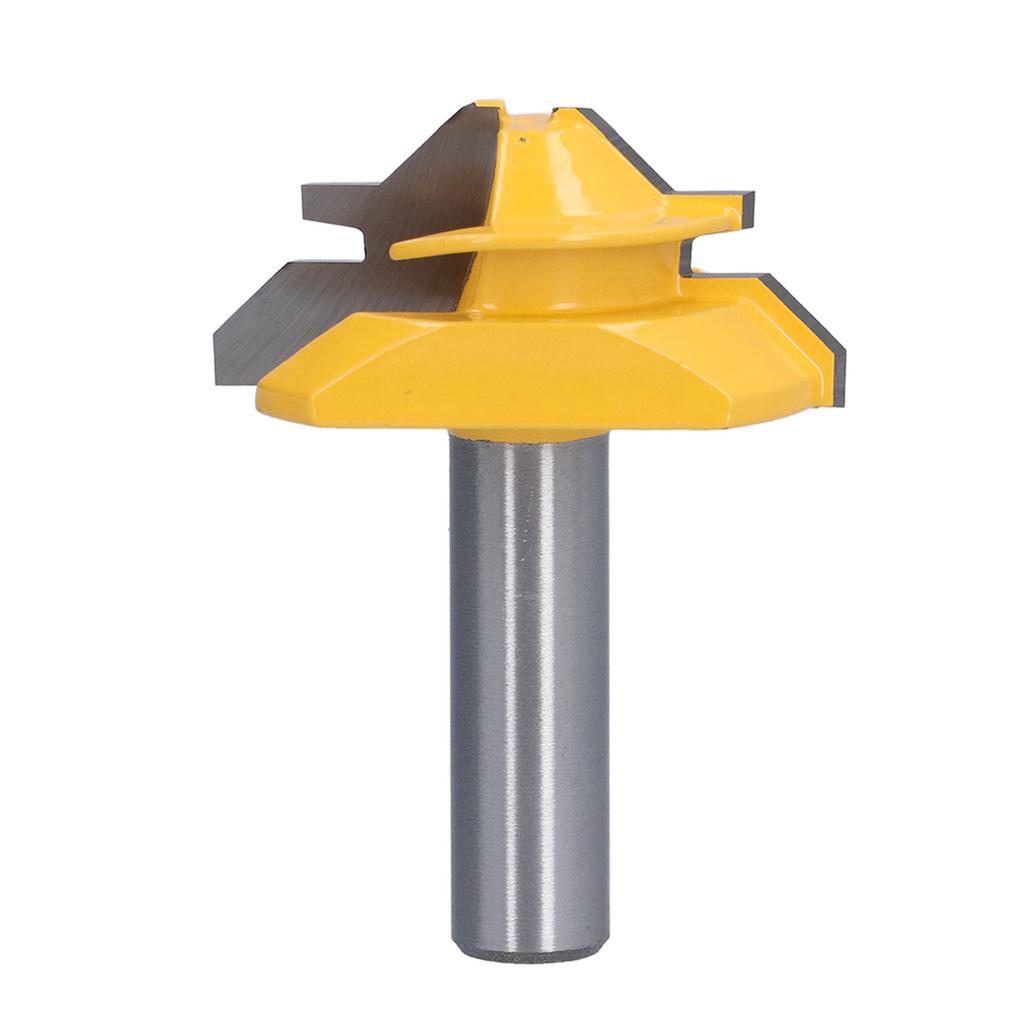 1Celsius2in Shank Router Bit 45 degrees  Woodworking Milling Cutter for Cabinet Door Drawer CNC Hand Tool