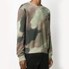 Off-White Camo Stencil Crewneck Green Men Tops OMBA025E20FLE0086001