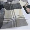 2024 Women's Winter Plaid Tassel Shawl - Korean-Style Thick Warm Imitation Cashmere Scarf for Students and Couples