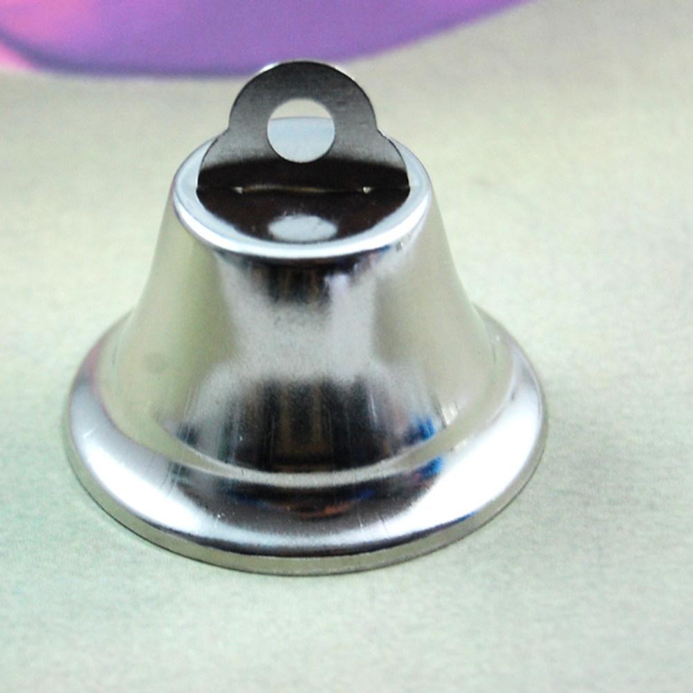 10Pcs 2.1cm Metallic Jingle Bells Christmas Tree Decorations Small Bell Pendants for Holiday Decoration DIY Jewelry Craft Home