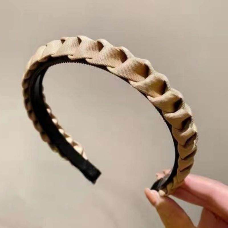 Headbands Style Simplicity Solid Color Weaving Pattern Womens Hair Accessories