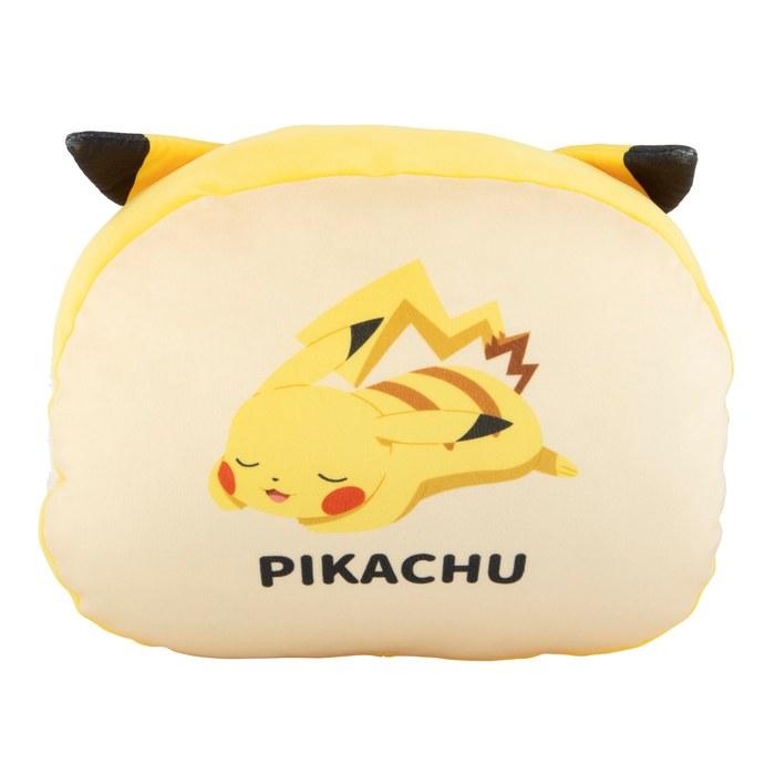 [Moripilo] Pokemon Pikachu Hugging Pillow 41x39cm - Pikachu Yellow Hand Cushion 427800