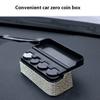New Diamond-Studded Car Coin Holder - Creative Anti-Slip Mini Money Box