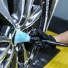 Perfect For Removing Dust And Dirt From Wheel Hubs, Corners, Grilles, Air Vents, And More! - Deep Cleaning Car Brush With Blue Hard Bristles
