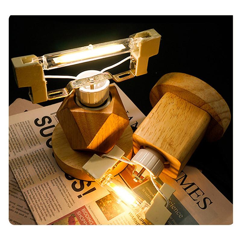 R7s Led Glass Lamp Waterproof White Light For Residential And Spaces