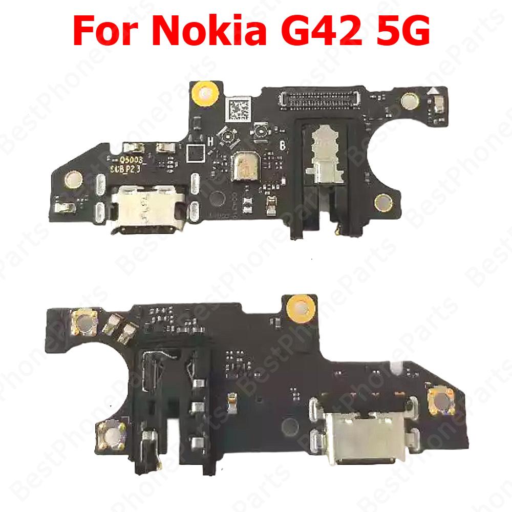 Charging Port For Nokia G42 G22 G21 G11 Plus G400 G300 G60 5G G50 G20 G10 Charge Board Plate Dock Ribbon Socket Usb Connector