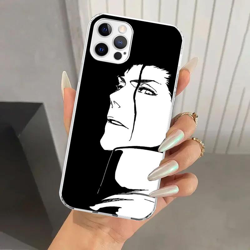 Bleach Aizen Sousuke Phone Case for Iphone 17 Air 16 15 Plus 14 13 Mini 12 11 Pro Max 16E 7 8 SE 2020 Soft Funda Print Shell 16