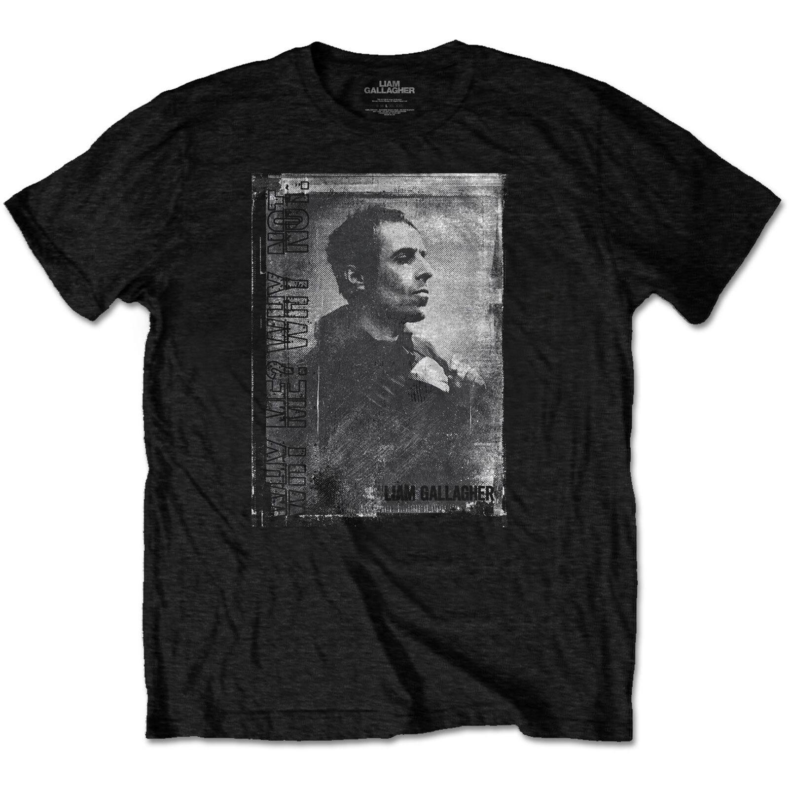 Liam Gallagher Unisex T-Shirt Monochrome S