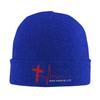 Jesus Cross Beanie Hats Skullies Beanies Jesus Saved My Life Knitted Hat Unisex Warm Soft Caps Autumn Winter Trendy Bonnet Hats