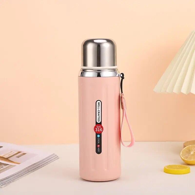 Stainless Steel Thermos Bottle Keep Cold and Hot Bottle Vacuum Insulated Flasks Double Wall Travel Insulated Cup