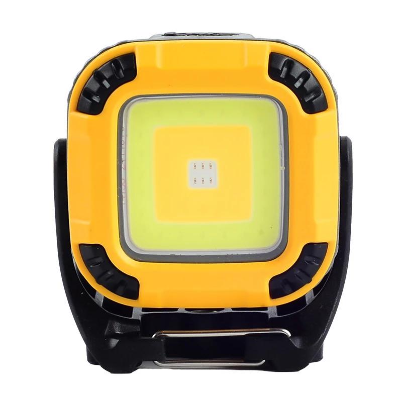 Emergency Repair Lights Rotatable USB Rechargeable Lamp with Hook Magnetic Flashlight