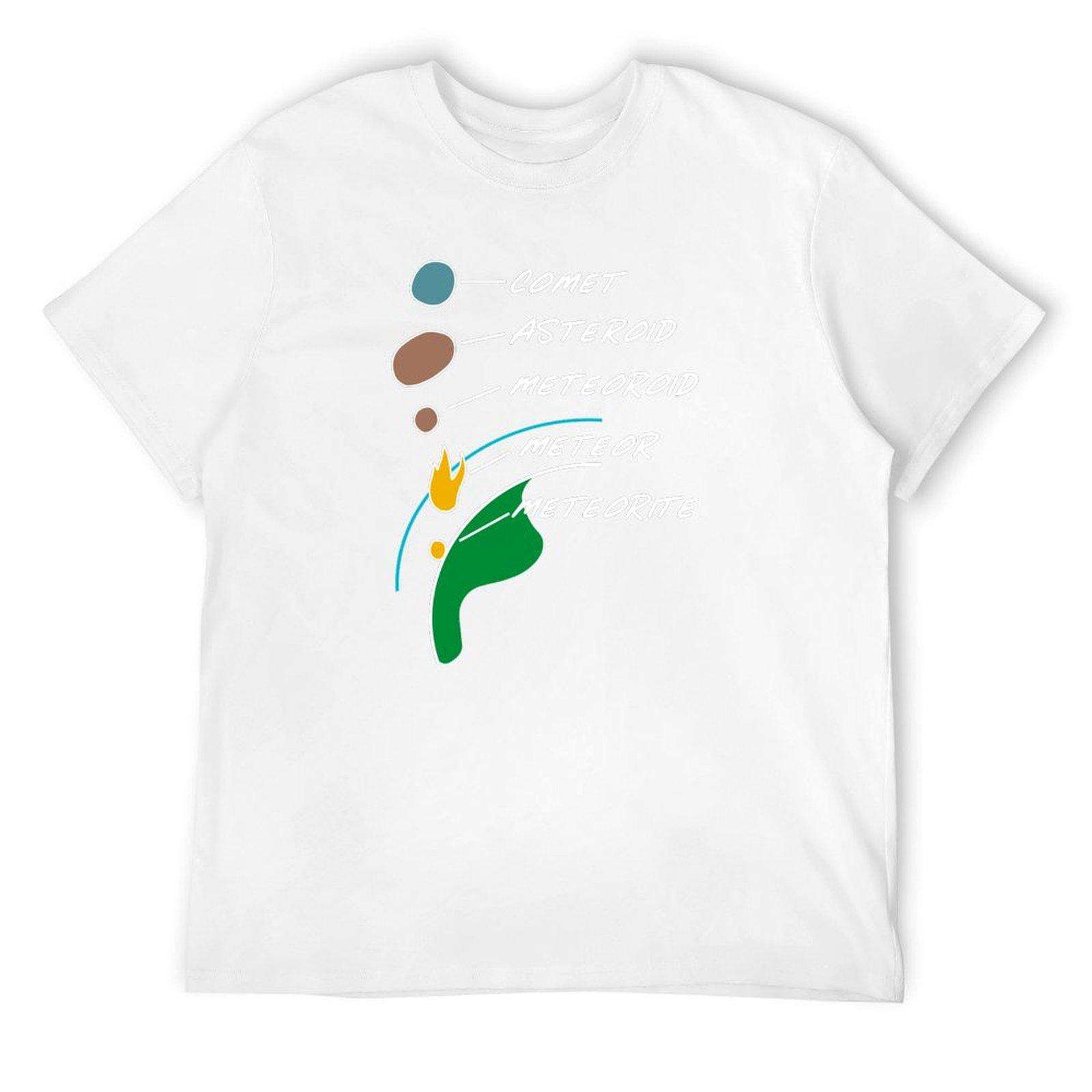 Comet Asteroid Meteoroid Meteor Meteorite - Astronomy 101 T-Shirt fashion shirts boys whites men clothing S
