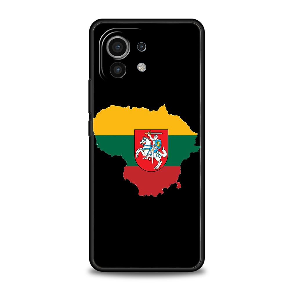Flag of Lithuania Flag Phone Case For Xiaomi 14 13T 12T Pro 12 13 11 Ultra Mi Note 10 Lite 10T 5G 11X Pro 11T 11i 9T Soft Cover