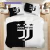 Emblema del Football Club Juventus Set da tre pezzi (1 * copripiumino + 2 * federa, senza nucleo) Copripiumino e federa Set biancheria da letto