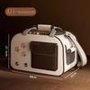 Foldable Portable Pet Carrier Bag for Small Dogs and Cats - Breathable Outdoor Shoulder Bag, Pet Supplies