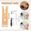 Jewelry Crafting Saw Frame Tool Kit, Includes Jeweler's Saw, 144 Blades, Mini Vise and Wooden Bench Pin