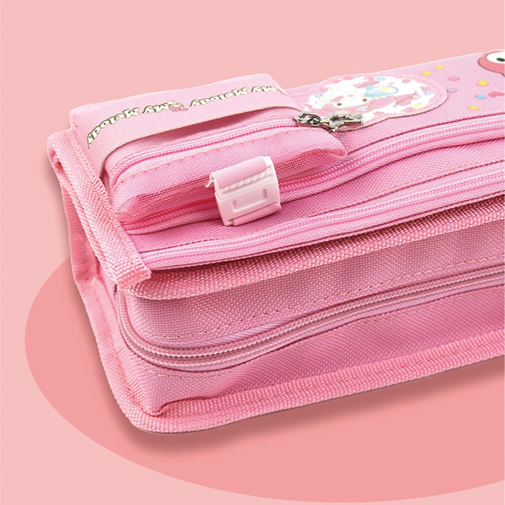 GREDINO My Melody Pencil Case Stationery Box Pencil Case My Melody Pen Holder Simple Large Capacity My Melody Pen Case Stationery Box Multifunctional