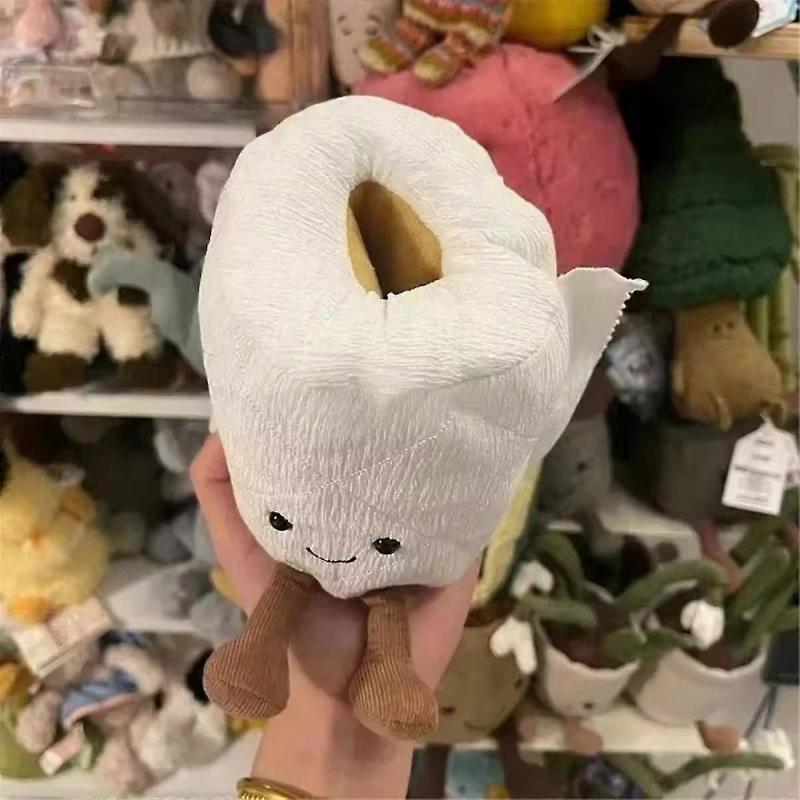 Plüschige und liebliche Toilettenpapierpuppe Rollenpapier Interessanter und lieblicher Puppenanhänger als Weihnachtsgeschenk