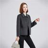 Women's Elegant Short Pure Wool Double-Faced Coat