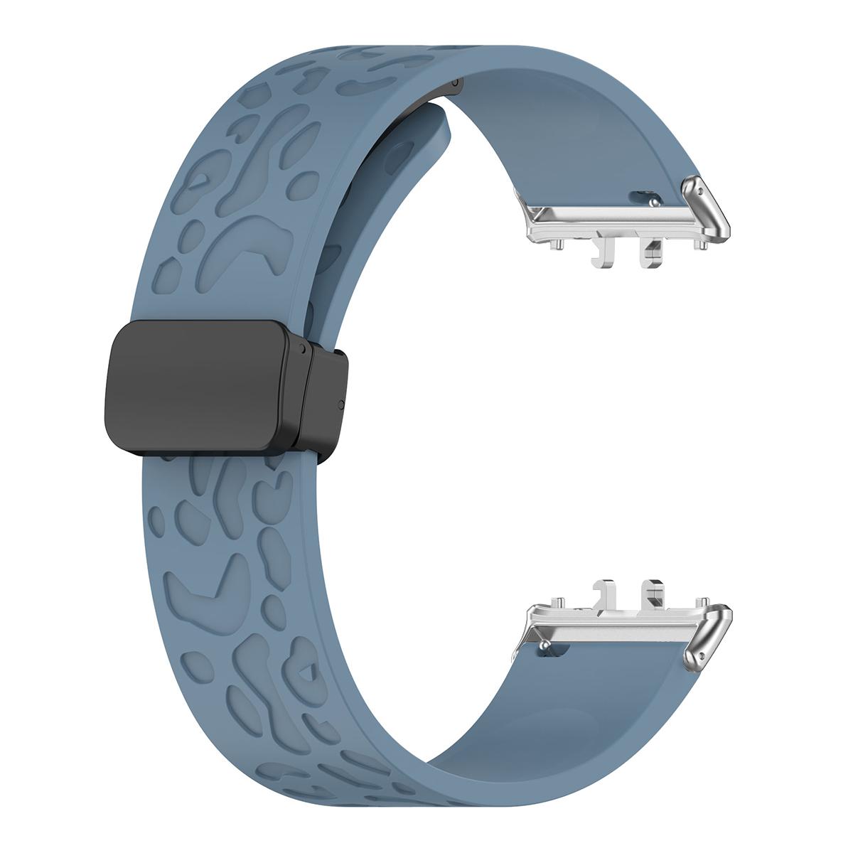 

Silicone Sports Strap for Samsung Galaxy Fit3 Magnetic Folding Buckle Bracelet for Samsung Watch Fit3 Smartwatch Accessories New for Galaxy Fit 3