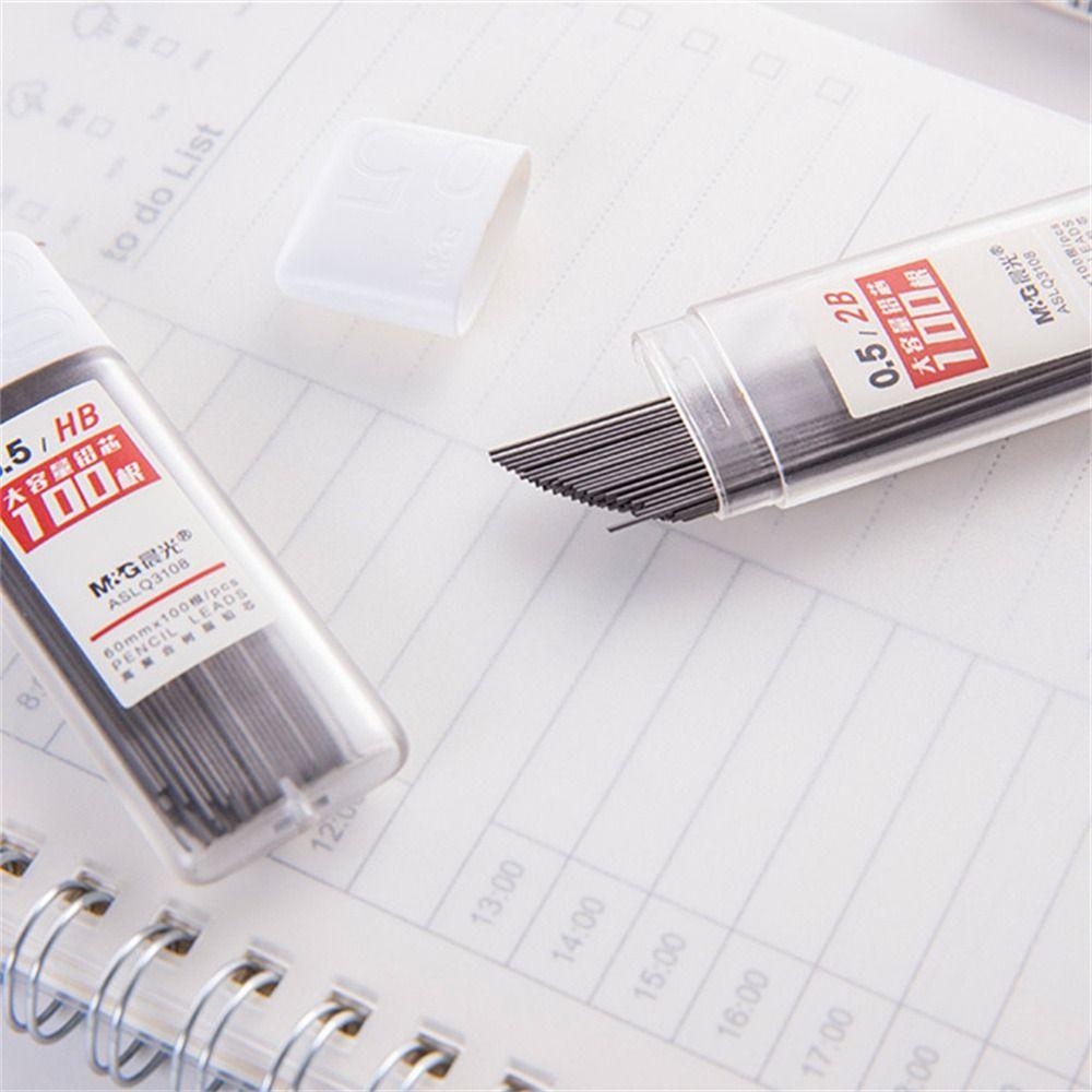 Stift 0,5/0,7 mm 2B/HB Blyertspenna Påfyllning Mekanisk Pennstift Automatiskt Pennstift Pennskaft