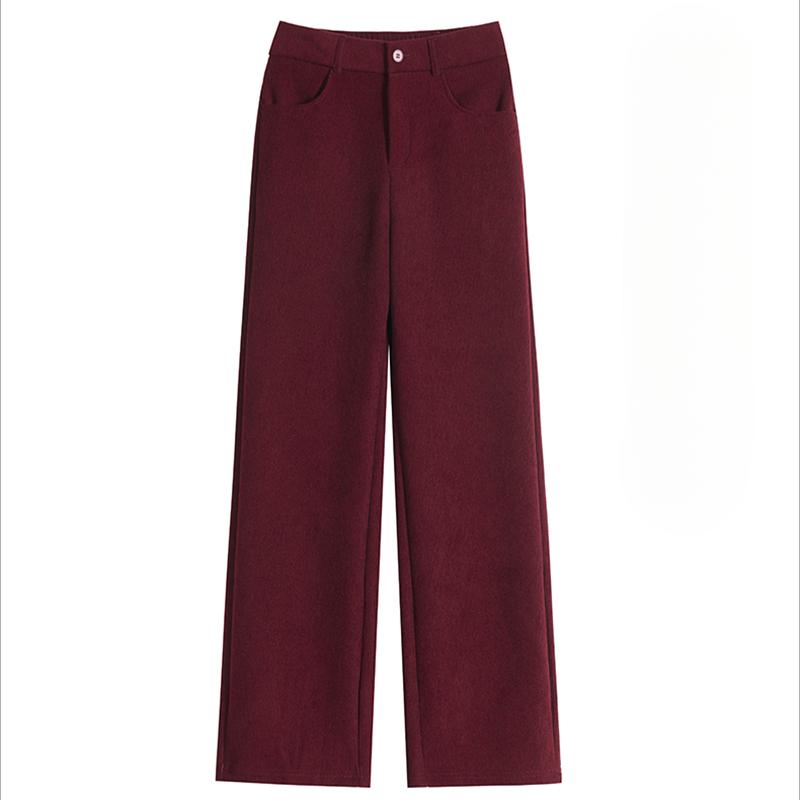 

Dimanaf 2024 зимние длинные брюки женские вельветовые шаровары осенние прямые эластичные однотонные свободные брюки новые 5XL коричневый