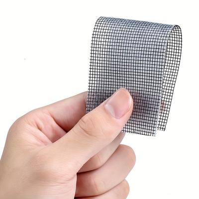 1/2 Stück Fenstergitter Reparaturset Klebeband für Fenstergitter und Fliegengittertüren Risse Löcher Starkes Klebeband Fiberglas Abdeckgitter