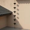 Lotus Rain Chain Decorative with Cups Hanging for Homeowners