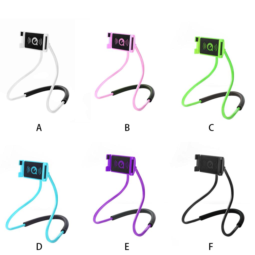 Flexible Neck Hanging Phone Holder Stand for Desktop Bed Sofa Car Bracket Selfie