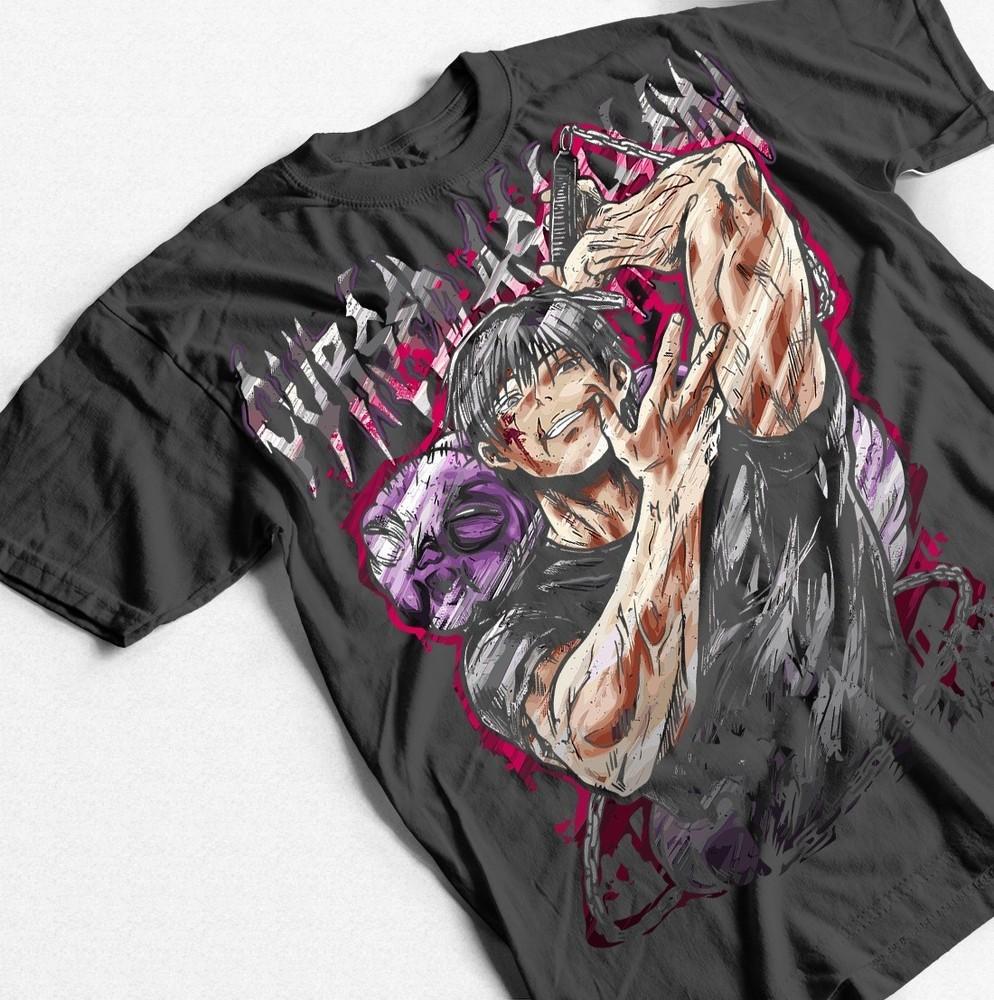 

Anime Horror Gift Tee, Jujutsu Kaisen Fushiguro Toji Unisex T-Shirt, All Sizes, M