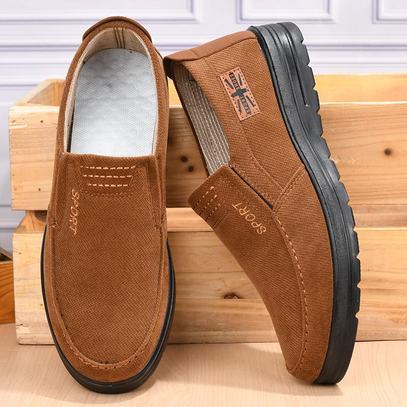 Fashion 2025 New Old Beijing Cloth Shoes Men's Shoes Breathable Men Shoes Soft Sole Anti Slip Casual Large Size 48 Sports