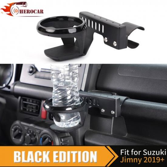 Black Passenger Side Dash Mount Phone Cup Holder Bracket for Suzuki Jimny +