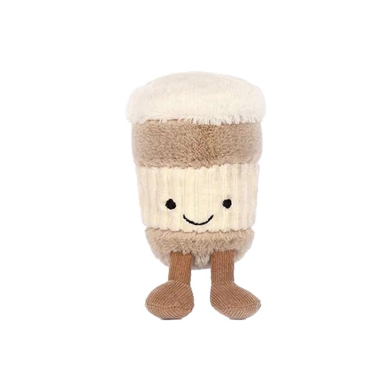 Cute Milk Tea Cup Keychain Adorable Fluffy Drink Keyring High-quality Comfortable Toys Children's Birthday Gift Companion Gift