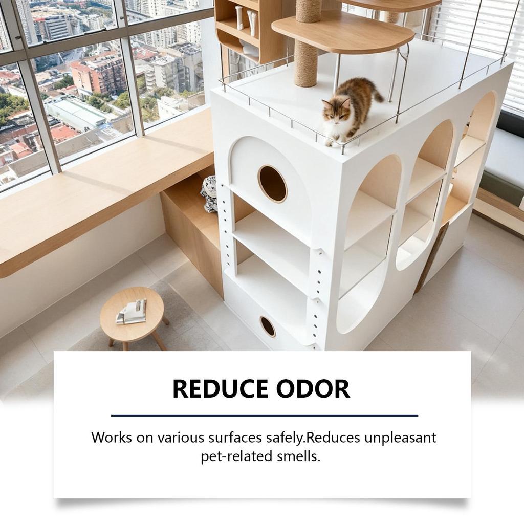 YEGBONG Natural Apricot Scent Pet Bed Freshener and Multi-Surface Odor Cleaner