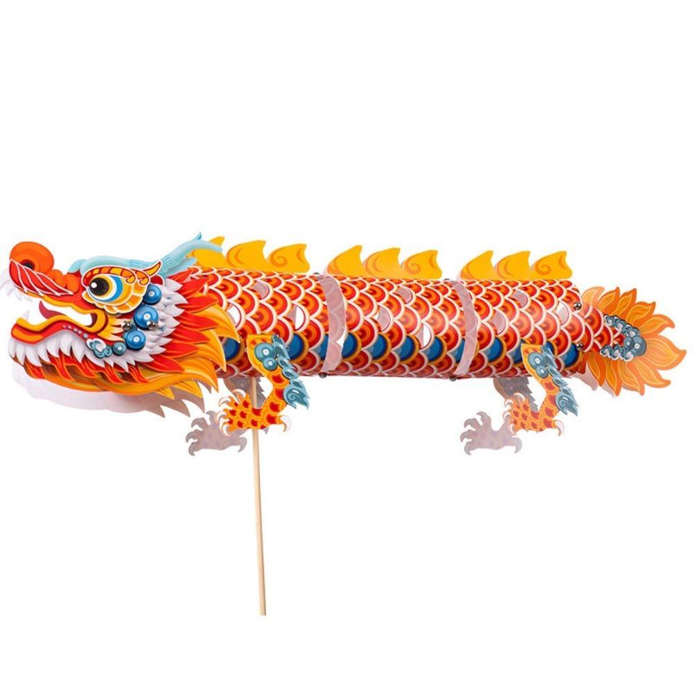 Dance Dragon Portable Dragon Lantern Flying Mid-Autumn Festival Lantern Dragon Lantern  Kids