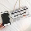 Luxury Designer Women Bags Personality Fashion Shoulder Bags Ladies All-match Messenger Bag Newspaper Modeling Small Square Bag
