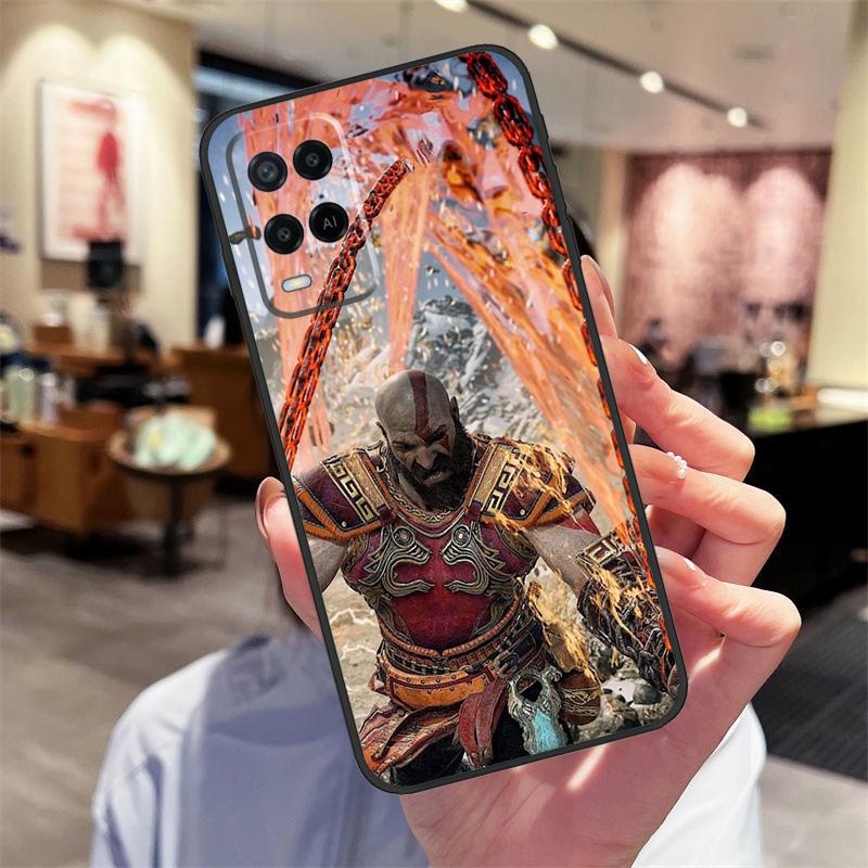 God Of War Case For OPPO Find X5 Pro X3 Lite A15 A16 A52 A72 A5 A9 A31 A53 A83 A93 A94 A74 A54 Cover