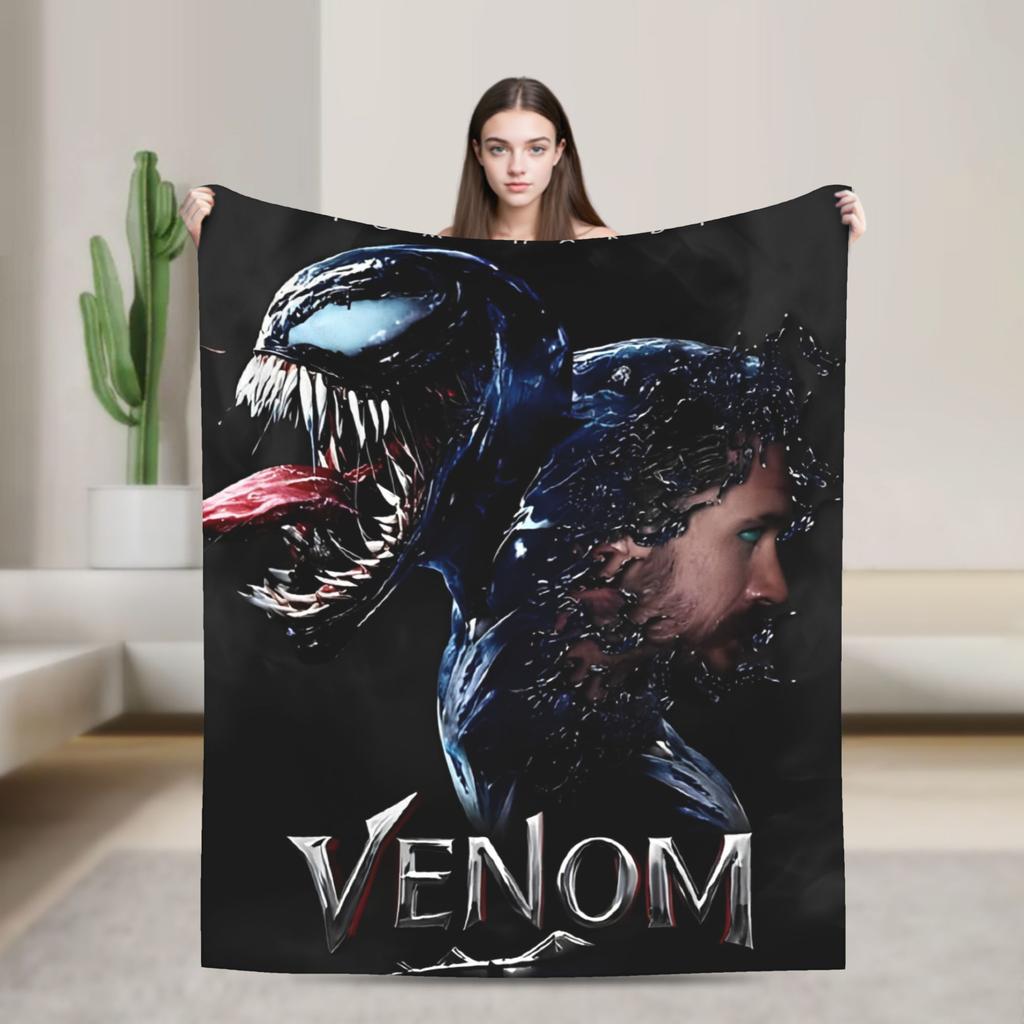 Venom Blanket Plush Awesome Soft Throw Blanket for Coverlet Decoration