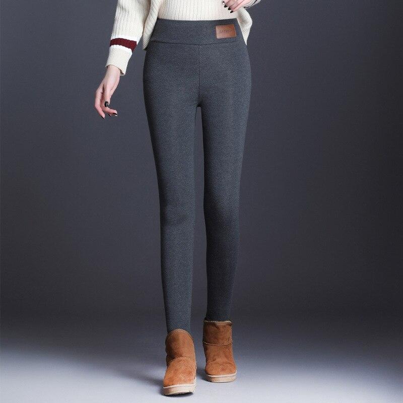 

Зимние леггинсы, модные эластичные женские леггинсы с высокой талией, бархатные утепленные кашемировые леггинсы, брюки-карандаш, теплые женские брюки 6XL