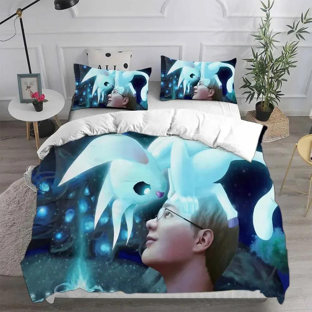 3D Game Ori And The Blind Forest Bedding Sets Comforter Quilt Bed Cover Duvet Cover Pillow Case 2 3 Pieces Sets Kids Adult Size