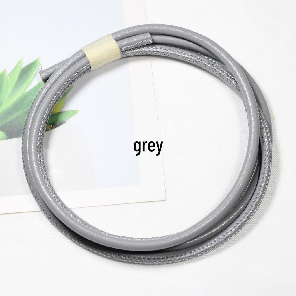 Sheepskin-Textured Microfiber Leather Round Cord for DIY Crafting and Decoration