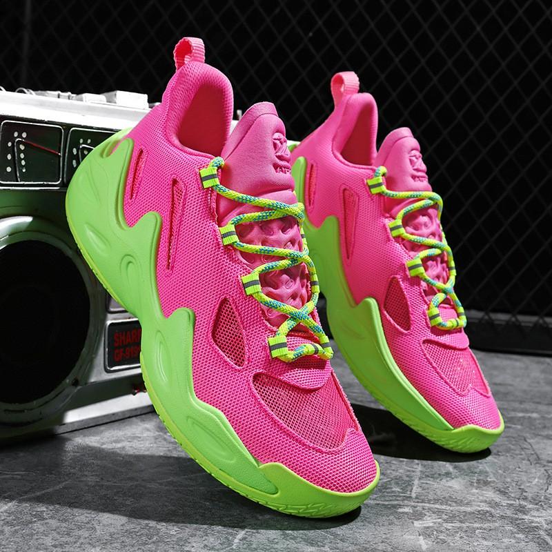Mens Wide Fit Basketball Shoes Mid-Cut Breathable Mesh Sneakers Youth Sports Training Casual Wear