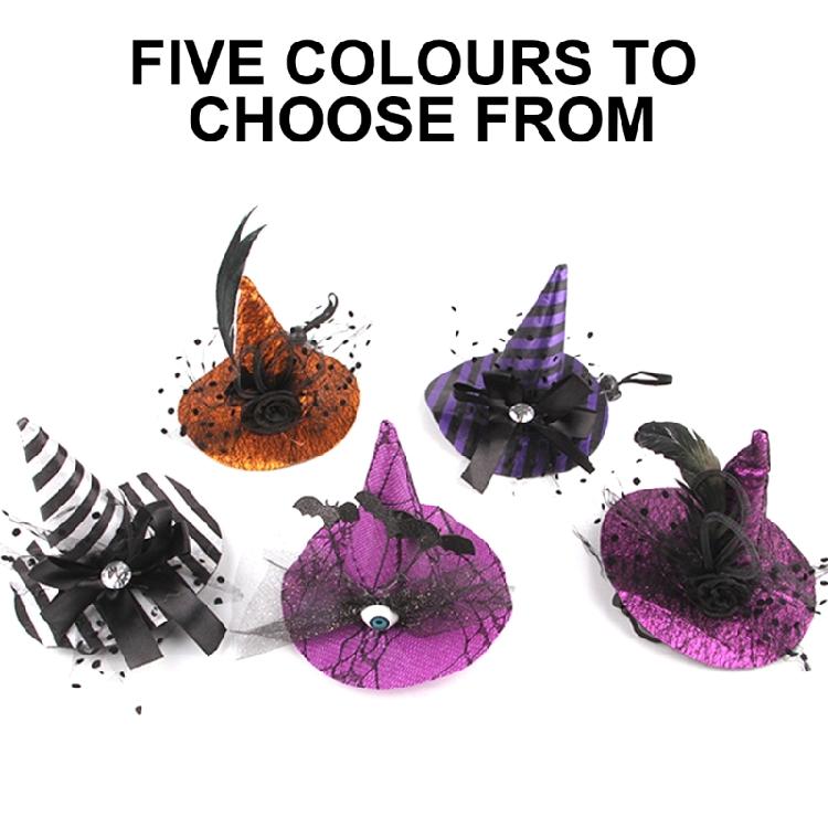 Pet Witch Hat Halloween Parties Witch Hat with Stretch Chin Rope for Carnivals