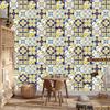 Wallpaper Oriental and colorful mosaic for living room and bedroom 50x1000