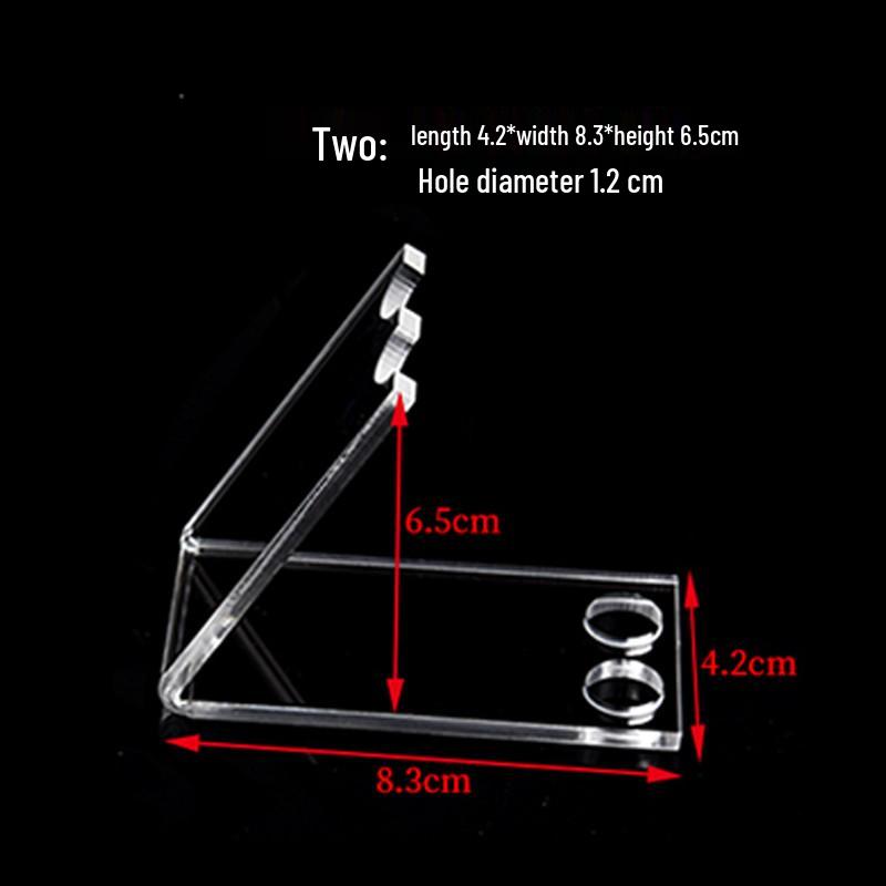 Clear Acrylic Pen and Pencil Display Stand with Customization Options