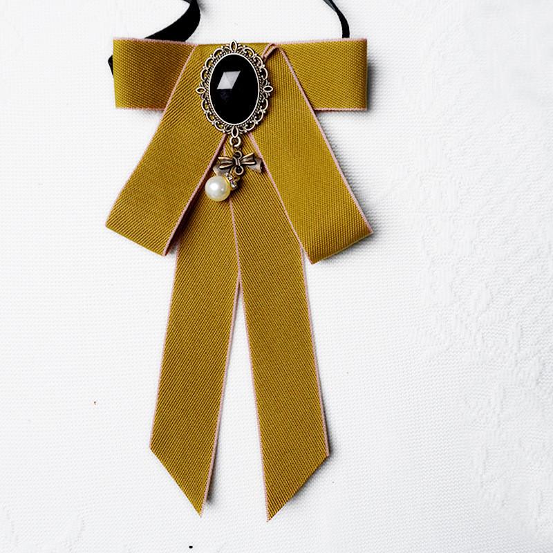 Girls Fashion Collar Tie With Alloy Material For Office And Party Wear