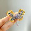 Elegant Hollow Butterfly Brooch for Women - Luxury Clothing Accessory, Anti-Exposure Corsage & Waist-Cinching Pin