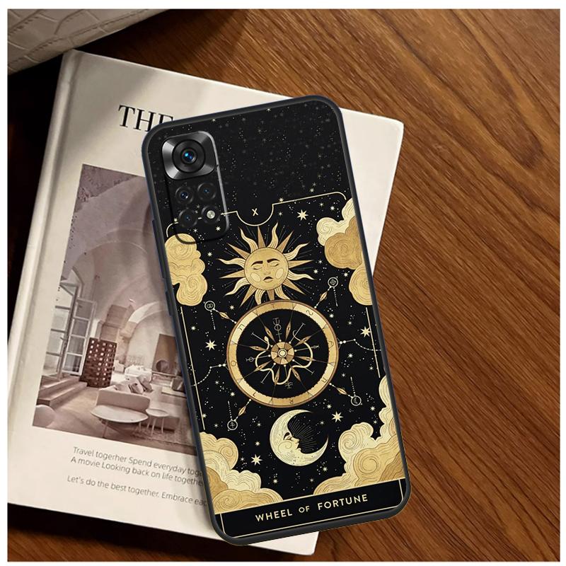 Astrology Tarot Cards Case For Xiaomi Redmi Note 13 14 9 10 11 12 15 Pro Plus Cover For Redmi 15 C 14C 10C 12C 13C