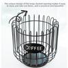 Iron Coffee Capsule Storage Basket Large Capacity Household Coffee Pod Holder Irregular Shape Coffee Creamer Container