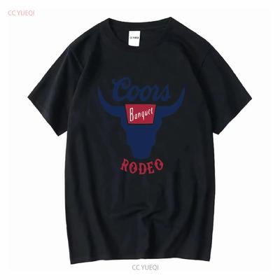 T-shirt Rodeo Beer Country Western Vieux Vintage Festival vintage Lavé Polyvalent vêtements de créateur graphique Légèrement Décontracté homme